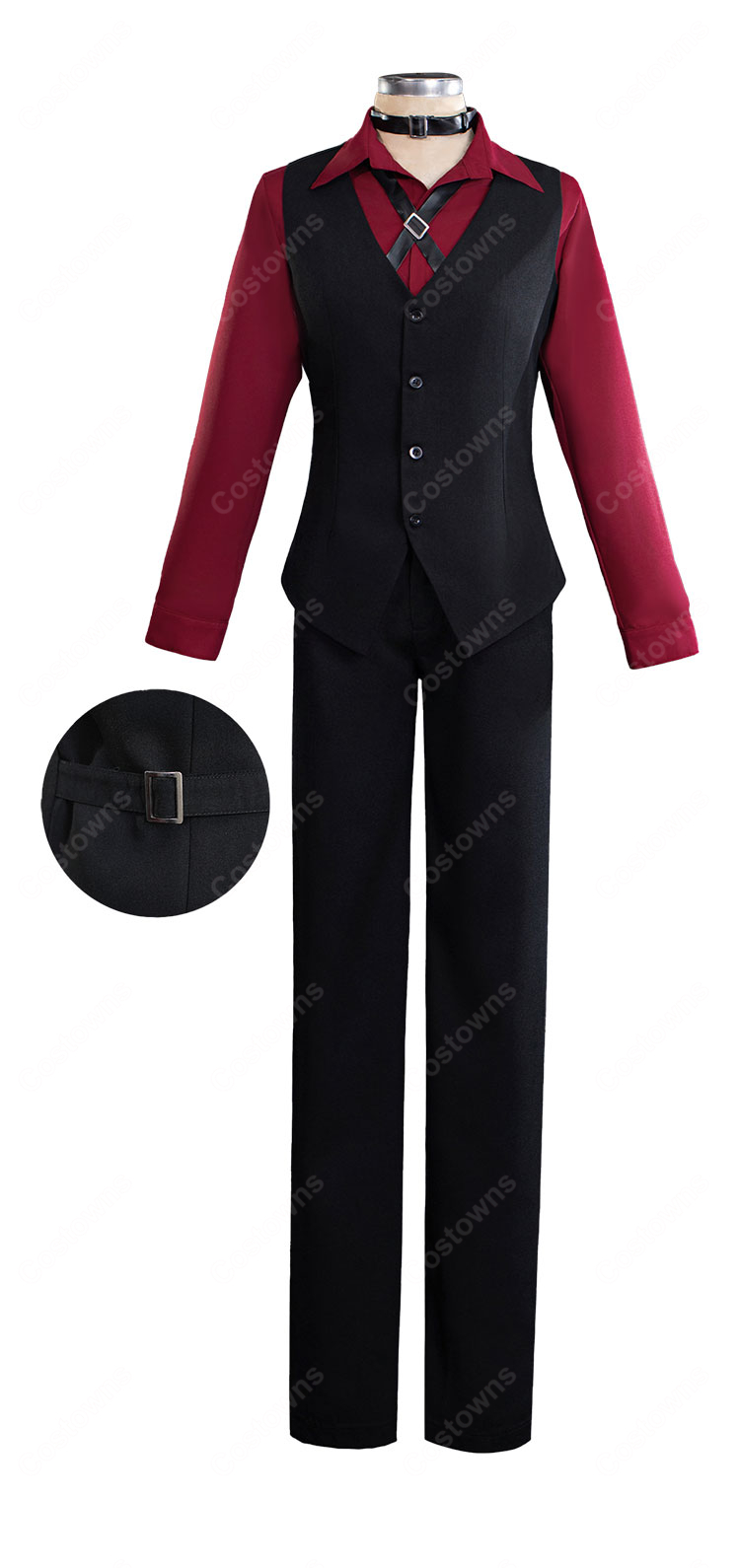 文豪ストレイドッグス if 中原中也 コスプレ衣装-2