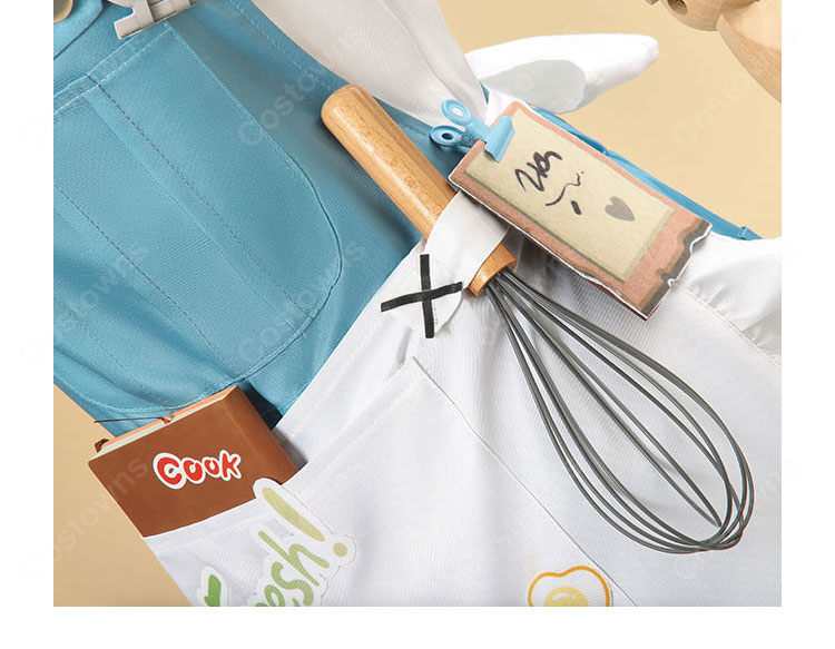 IdentityV 第五人格 台所の不思議な旅 ガードNo.26(ボンボン) 秘密のコック コスプレ衣装-7