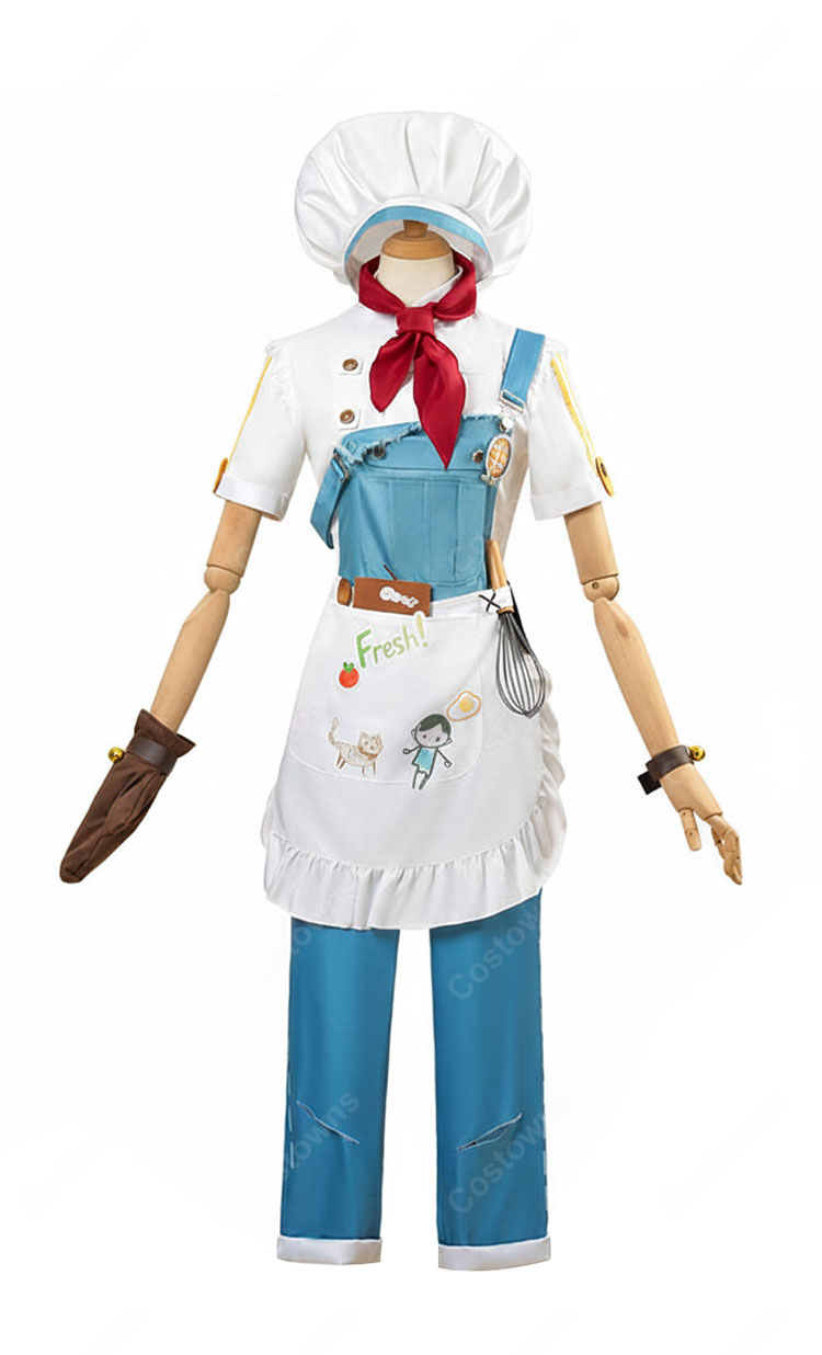 IdentityV 第五人格 台所の不思議な旅 ガードNo.26(ボンボン) 秘密のコック コスプレ衣装-2