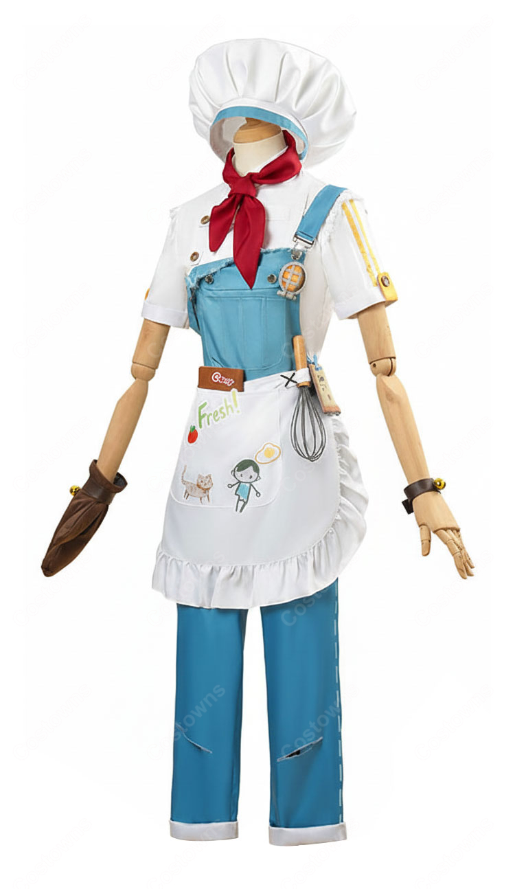 IdentityV 第五人格 台所の不思議な旅 ガードNo.26(ボンボン) 秘密のコック コスプレ衣装-3