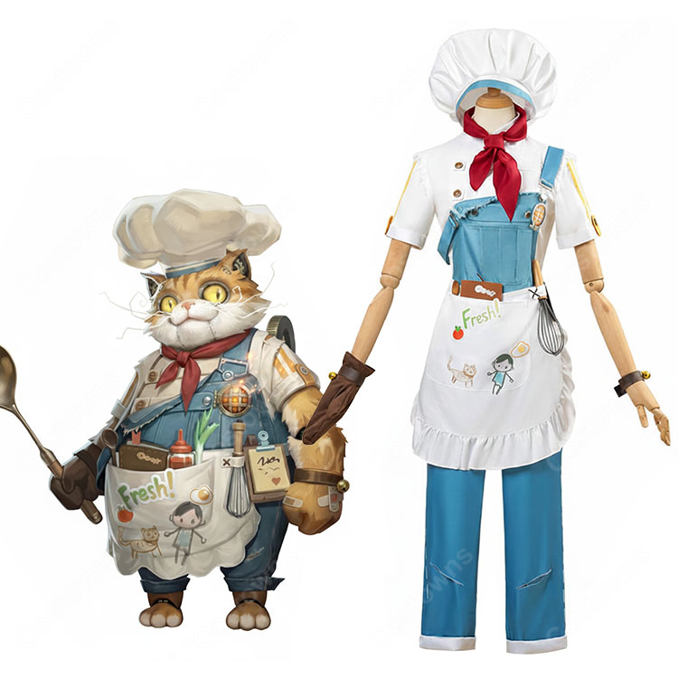 IdentityV 第五人格 台所の不思議な旅 ガードNo.26(ボンボン) 秘密のコック コスプレ衣装-1