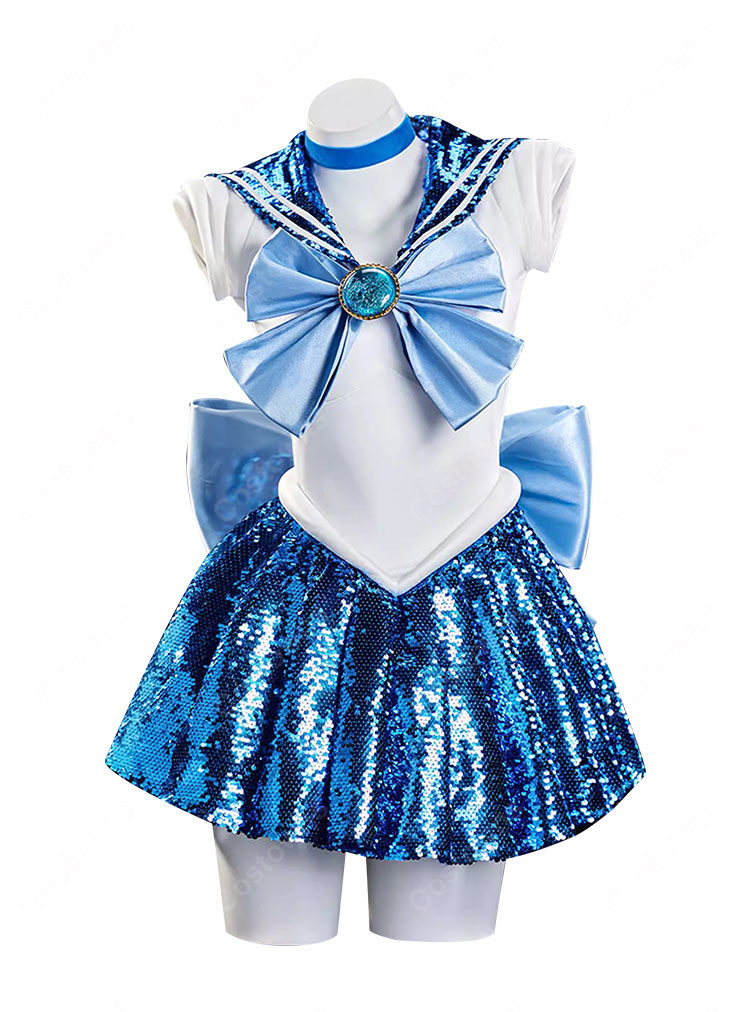 美少女戦士セーラームーン 水野亜美 コスプレ衣装  セーラーマーキュリー  セーラー服-1