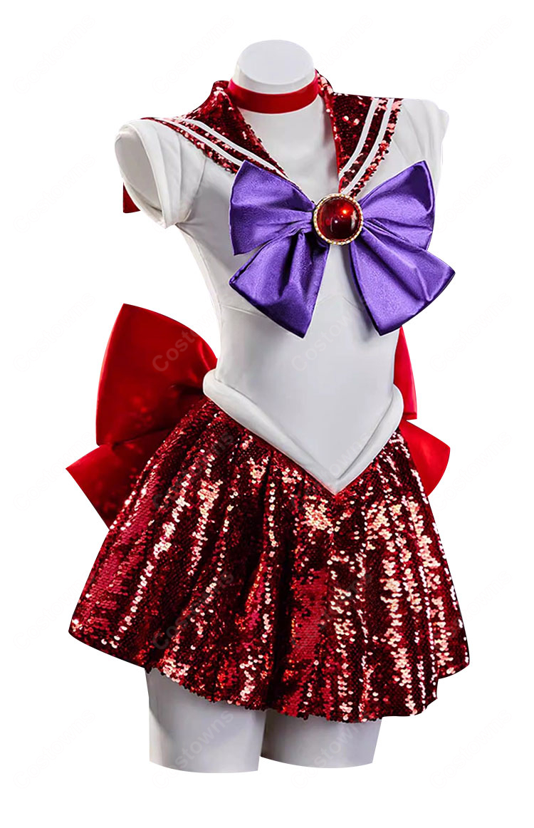 美少女戦士セーラームーン 火野レイ コスプレ衣装 セーラーマーズ 戦闘用セーラー服-2