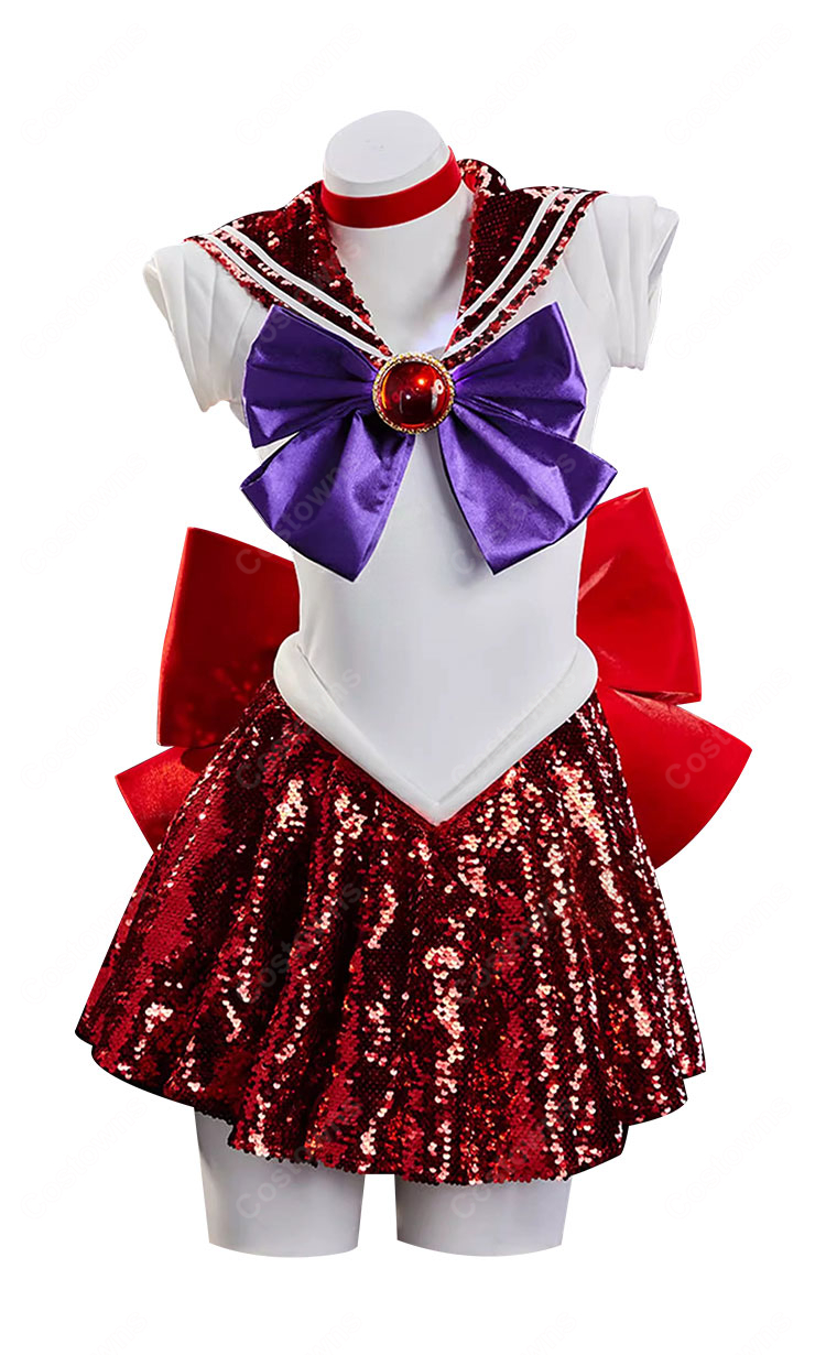 美少女戦士セーラームーン 火野レイ コスプレ衣装 セーラーマーズ 戦闘用セーラー服-1