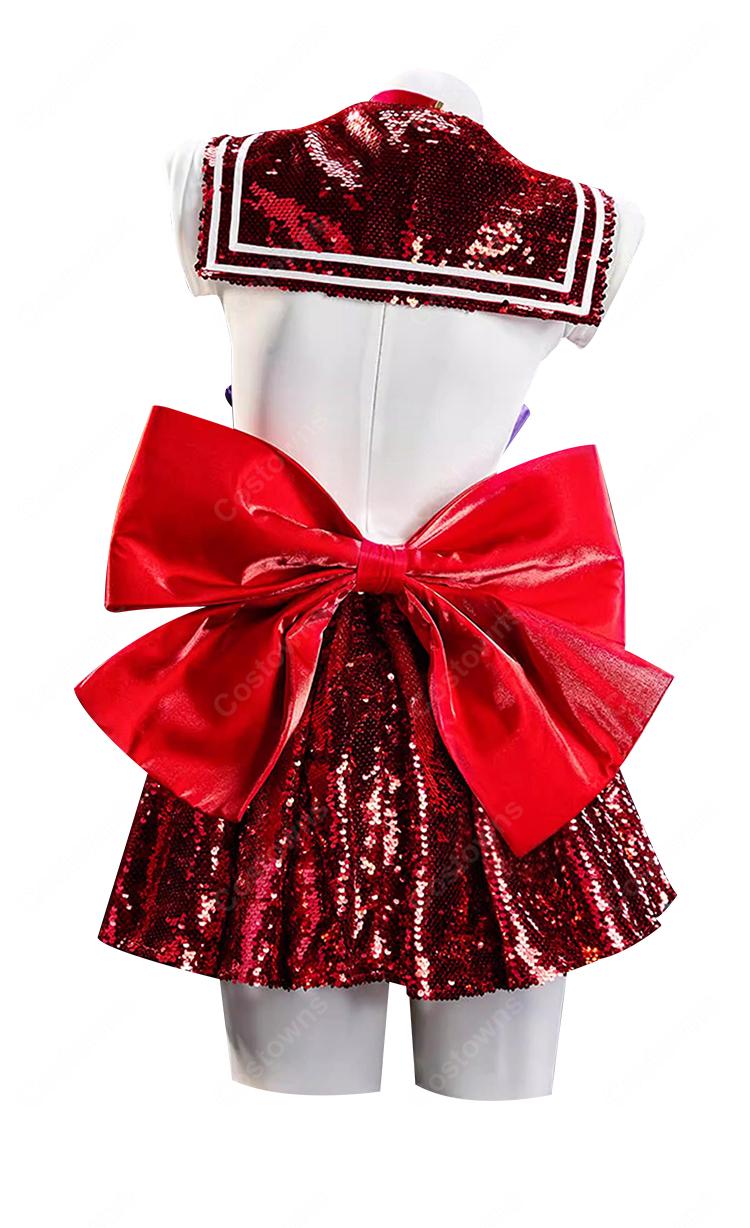 美少女戦士セーラームーン 火野レイ コスプレ衣装 セーラーマーズ 戦闘用セーラー服-3