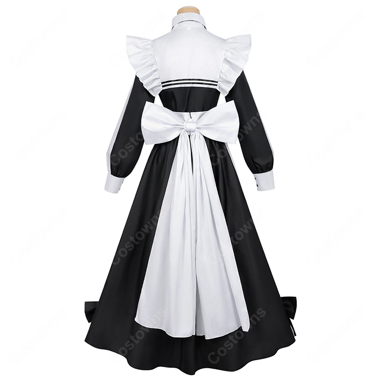 死亡遊戯で飯を食う。 幽鬼（ユウキ） 反町友樹 コスプレ衣装 メイド服