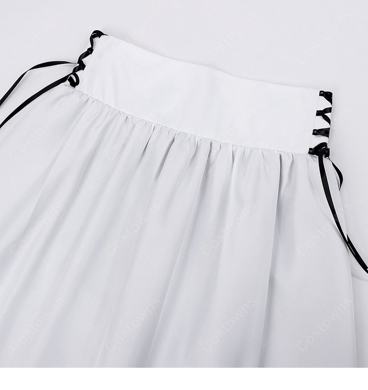 死亡遊戯で飯を食う。 幽鬼（ユウキ） 反町友樹 コスプレ衣装 メイド服-9