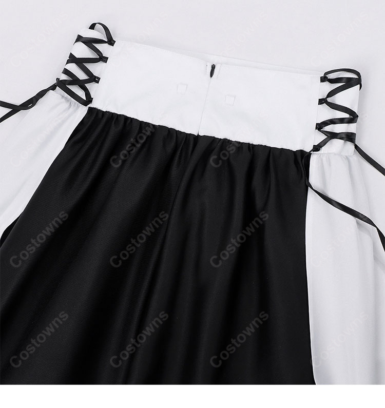 死亡遊戯で飯を食う。 幽鬼（ユウキ） 反町友樹 コスプレ衣装 メイド服-10