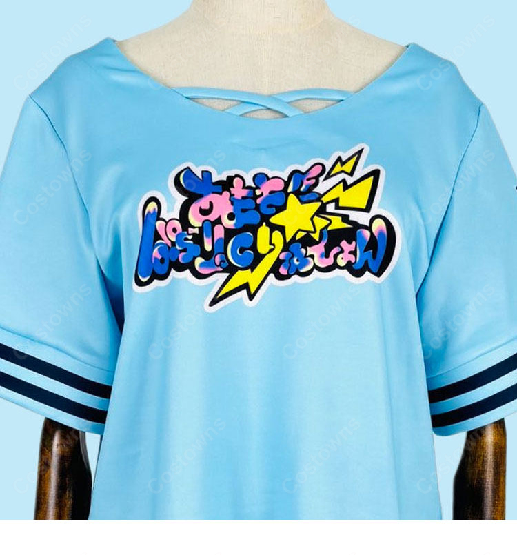 hololive ホロライブ 水宮枢 Tシャツ コスプレ衣装 私服-5