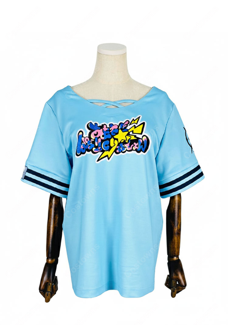 hololive ホロライブ 水宮枢 Tシャツ コスプレ衣装 私服-1