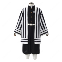 鬼滅の刃 伊黒小芭内 コスプレ衣装 蛇柱 刺繍 制服 隊服(202×202)