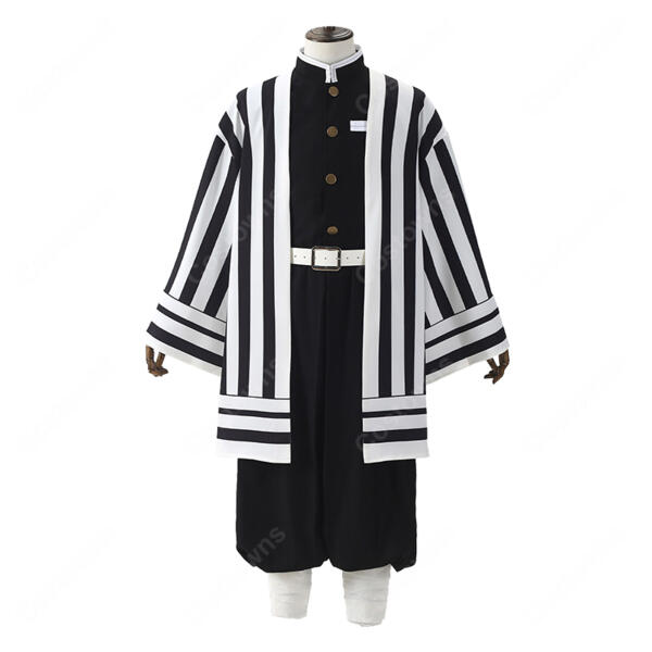 鬼滅の刃 伊黒小芭内 コスプレ衣装 蛇柱 刺繍 制服 隊服元の画像