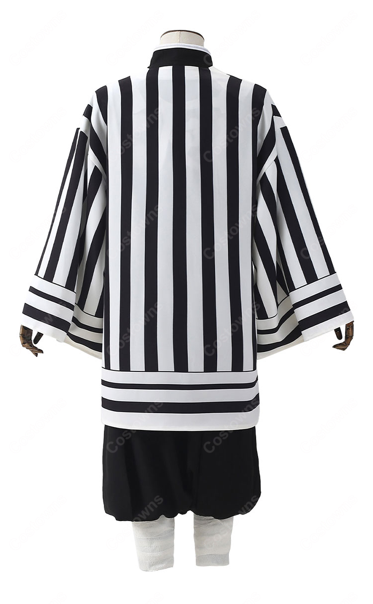 鬼滅の刃 伊黒小芭内 コスプレ衣装 蛇柱 刺繍 制服 隊服-4