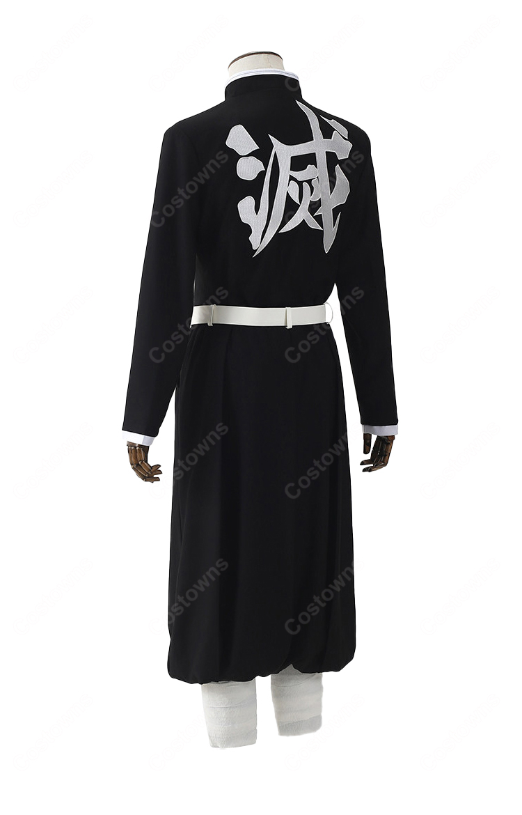 鬼滅の刃 伊黒小芭内 コスプレ衣装 蛇柱 刺繍 制服 隊服-6