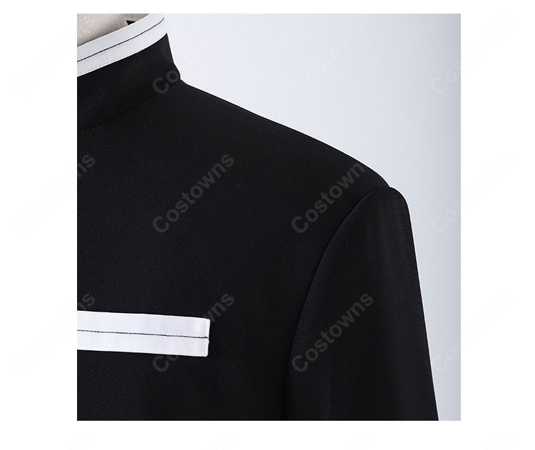 鬼滅の刃 伊黒小芭内 コスプレ衣装 蛇柱 刺繍 制服 隊服-11