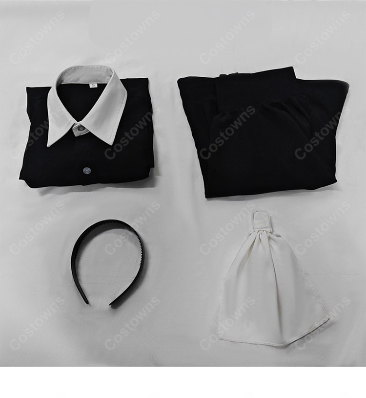 ブルーアーカイブ 名もなき神々の王女 天童アリス コスプレ衣装 メイド服-5