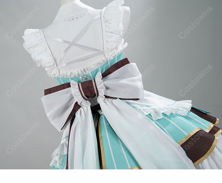 バーチャルYouTuber ミント・ファントーム コスプレ衣装 メイド服-13