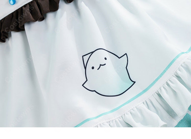 バーチャルYouTuber ミント・ファントーム コスプレ衣装 メイド服-11