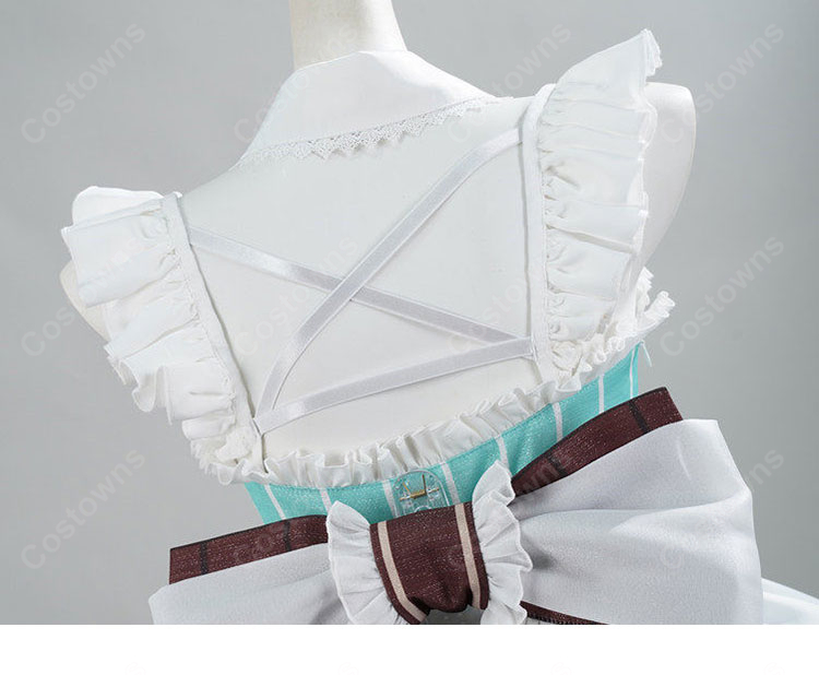 バーチャルYouTuber ミント・ファントーム コスプレ衣装 メイド服-14