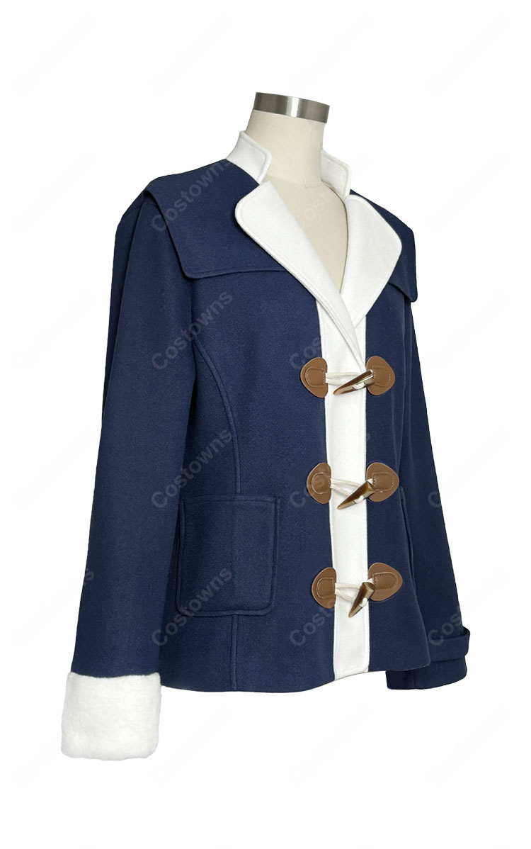 ウマ娘 プリティーダービー ユキノビジン コスプレ衣装 勝負服 コート-3