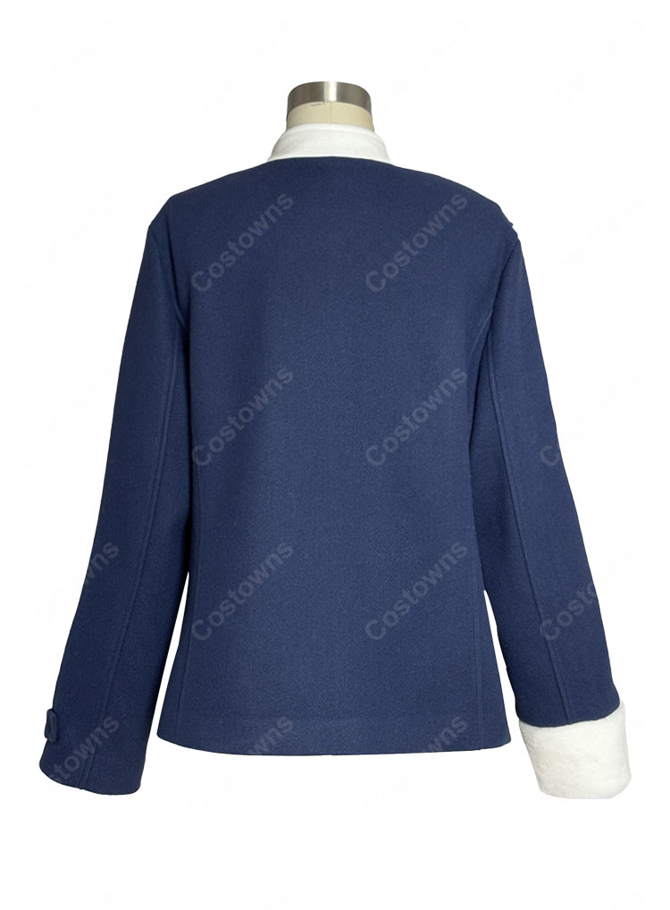 ウマ娘 プリティーダービー ユキノビジン コスプレ衣装 勝負服 コート-5