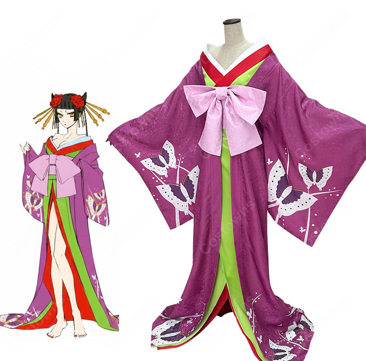 黒執事 藍猫（ランマオ） 花魁 コスプレ衣装-1