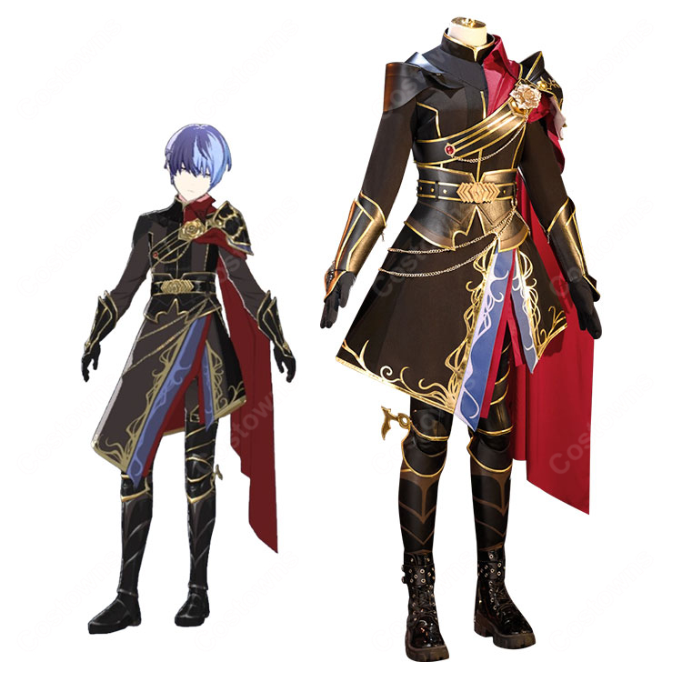 プロジェクトセカイ カラフルステージ！ feat. 初音ミク 変わらないあたたかさの中で 青柳冬弥 シュヴァリエ・ノワール コスプレ衣装-1