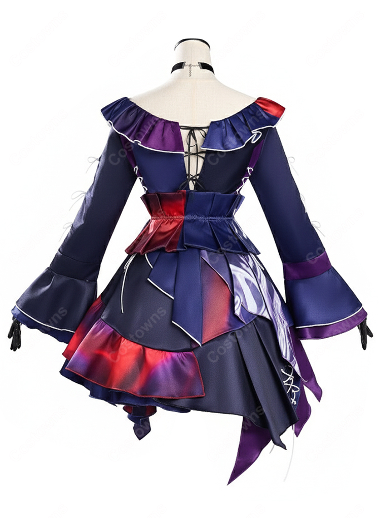 プロジェクトセカイ カラフルステージ！ feat. 初音ミク 直接伝えたくて 暁山瑞希 knitting colors コスプレ衣装-4