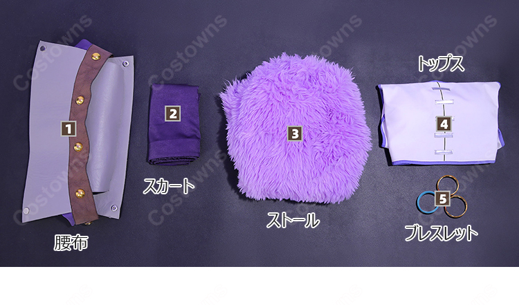 ONE PIECE（ワンピース） エルバフ編 ニコ・ロビン コスプレ衣装-10