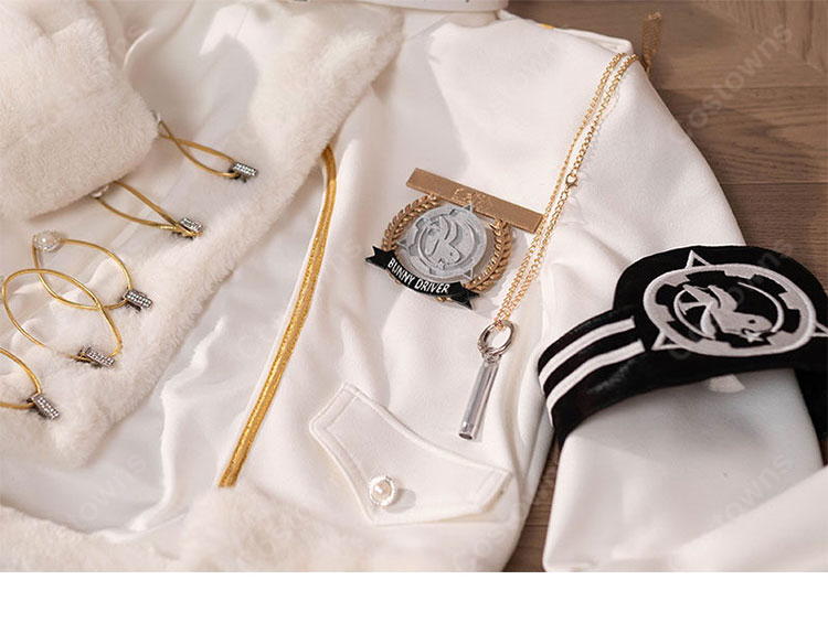 勝利の女神:NIKKE ブラン フォーチュンエクスプレス コスプレ衣装-7