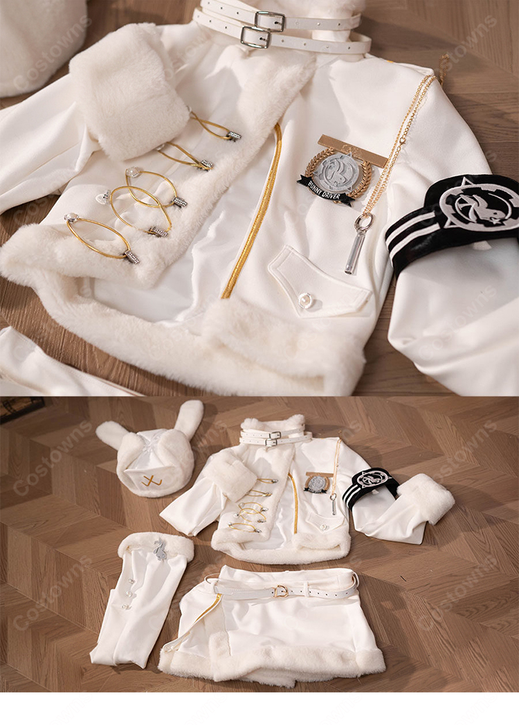 勝利の女神:NIKKE ブラン フォーチュンエクスプレス コスプレ衣装-8