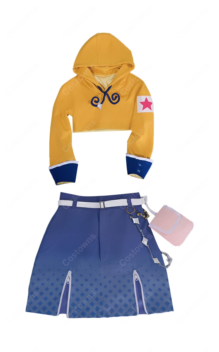 プロジェクトセカイ カラフルステージ！ feat. 初音ミク みんなたまとも!どり～むガチャ あま～いひと時 小豆沢こはね めめっち風ぐるぐるスタイル コスプレ衣装-2