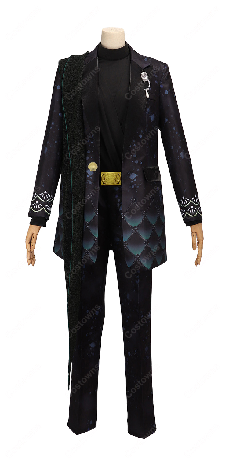 ディズニー ツイステッドワンダーランド ジェイド・リーチ 渚のセレブレイト コスプレ衣装-2