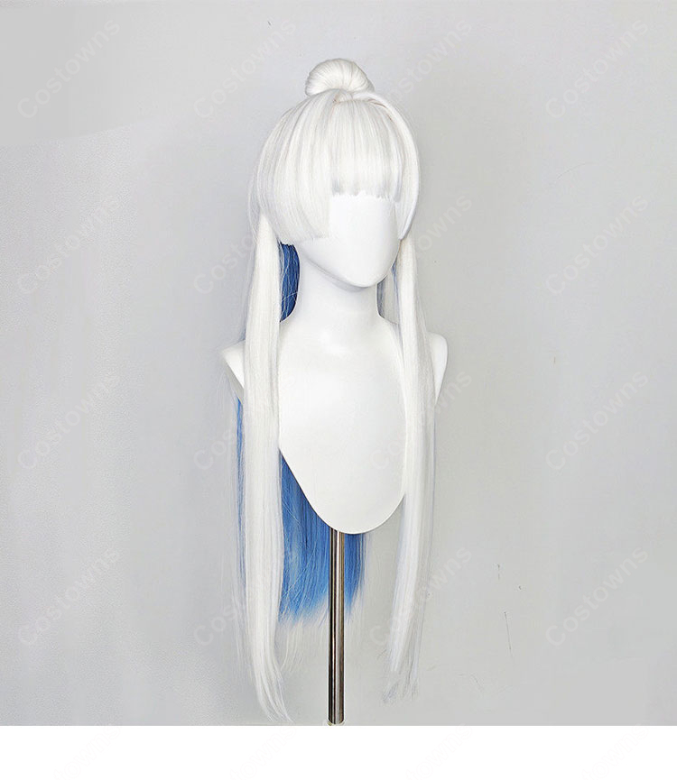 勝利の女神:NIKKE ナユタ コスプレウィッグ-3