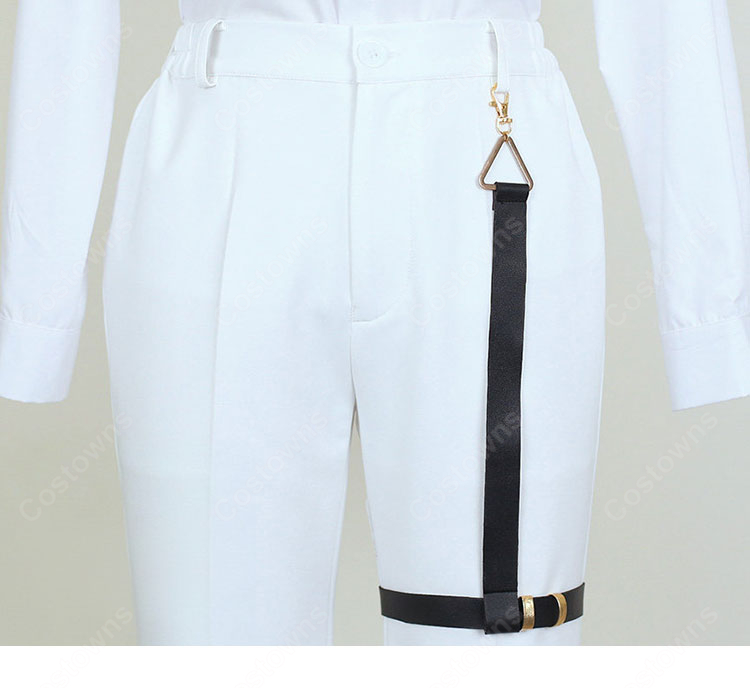 ディズニー ツイステッドワンダーランド クラブウェア(馬術部) シルバー コスプレ衣装-16