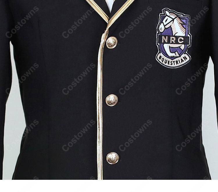 ディズニー ツイステッドワンダーランド クラブウェア(馬術部) シルバー コスプレ衣装-12