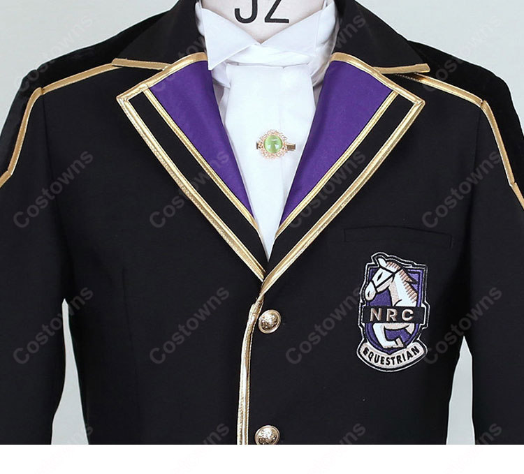 ディズニー ツイステッドワンダーランド クラブウェア(馬術部) シルバー コスプレ衣装-6