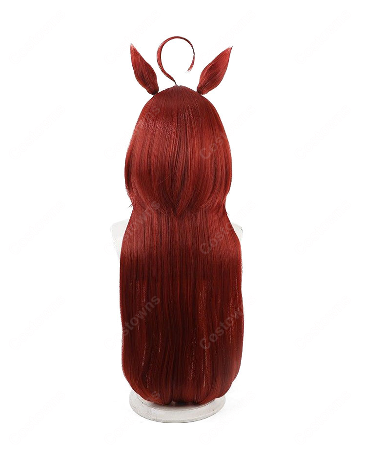 ウマ娘 プリティーダービー レッドディザイア コスプレウィッグ-5