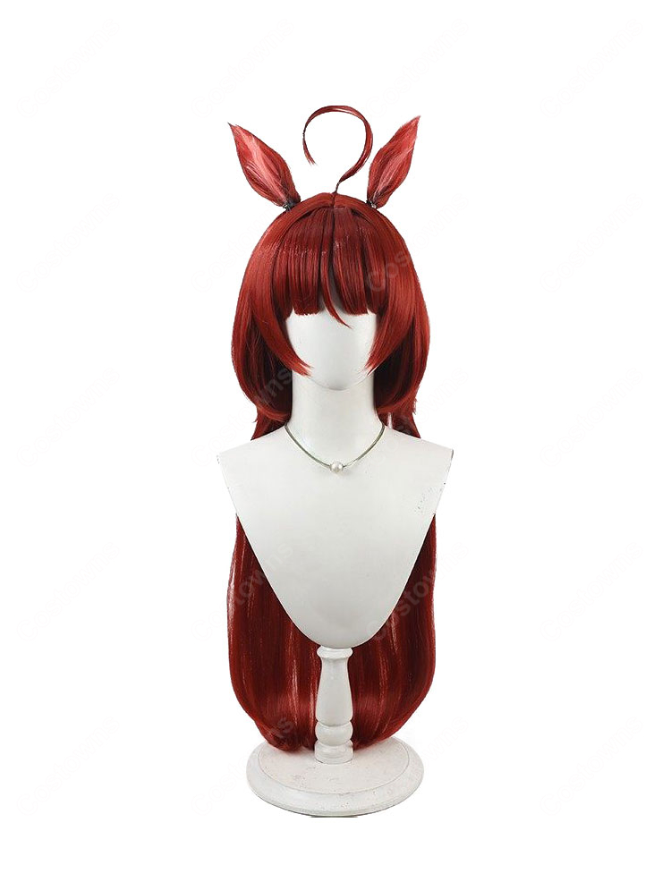 ウマ娘 プリティーダービー レッドディザイア コスプレウィッグ-2