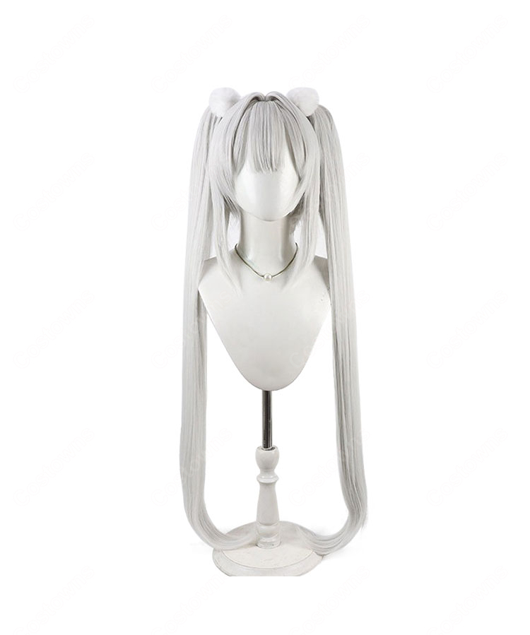 勝利の女神:NIKKE ブラン フォーチュンエクスプレス コスプレウィッグ-2