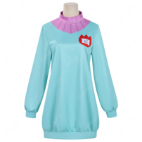 カヤちゃんはコワくない 佐藤神八 カヤ コスプレ衣装 ブルーパーカー(202×202)