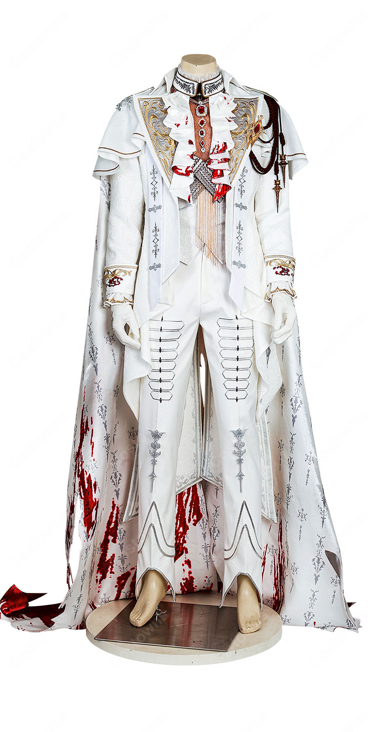 恋と深空 シン 銀翼の悪魔 野を裁く赤月 コスプレ衣装-2