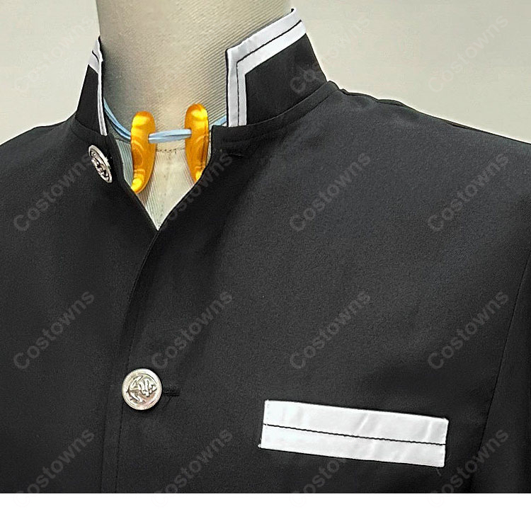 鬼滅の刃 雷の呼吸 獪岳 コスプレ衣装 鬼殺隊隊服-4