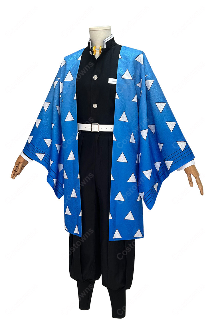 鬼滅の刃 雷の呼吸 獪岳 コスプレ衣装 鬼殺隊隊服-2