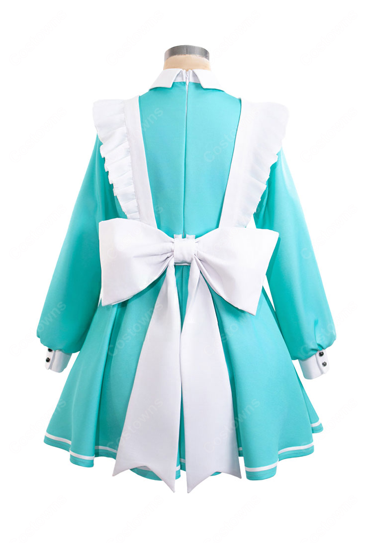 初音ミク デスクトップフェアリー 不思議の国ver. コスプレ衣装 メイド服-4