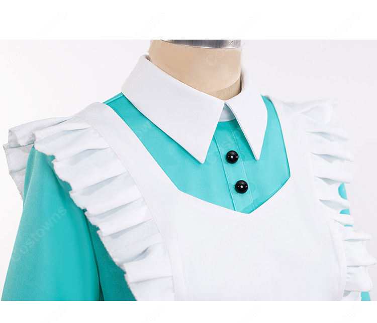 初音ミク デスクトップフェアリー 不思議の国ver. コスプレ衣装 メイド服-5