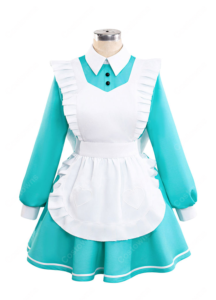 初音ミク デスクトップフェアリー 不思議の国ver. コスプレ衣装 メイド服-2