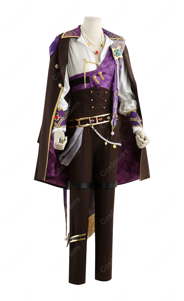 あんさんぶるスターズ!! 天城燐音 羽風薫 七種茨 月永レオ ロイヤルフラッシュ衣装 コスプレ衣装-3