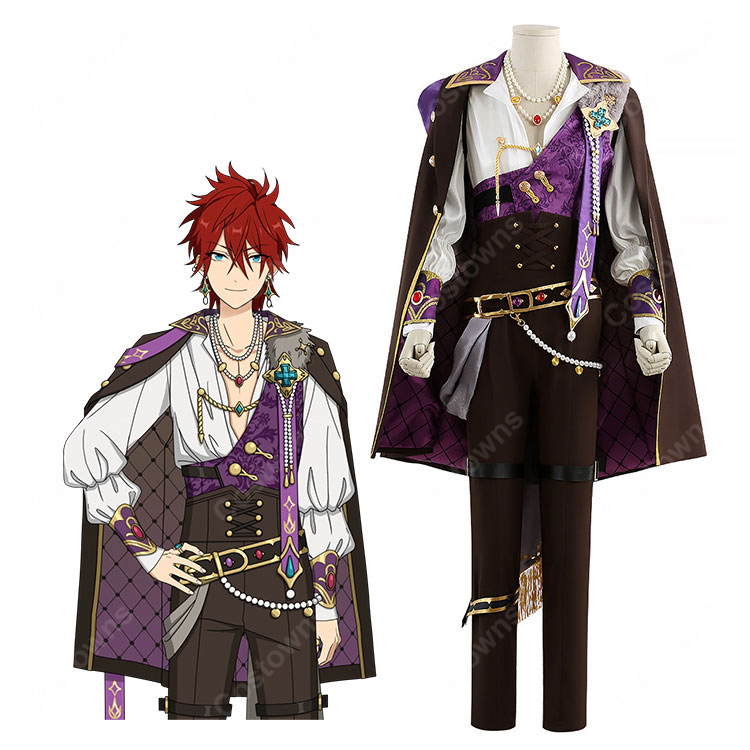 あんさんぶるスターズ!! 天城燐音 羽風薫 七種茨 月永レオ ロイヤルフラッシュ衣装 コスプレ衣装-1