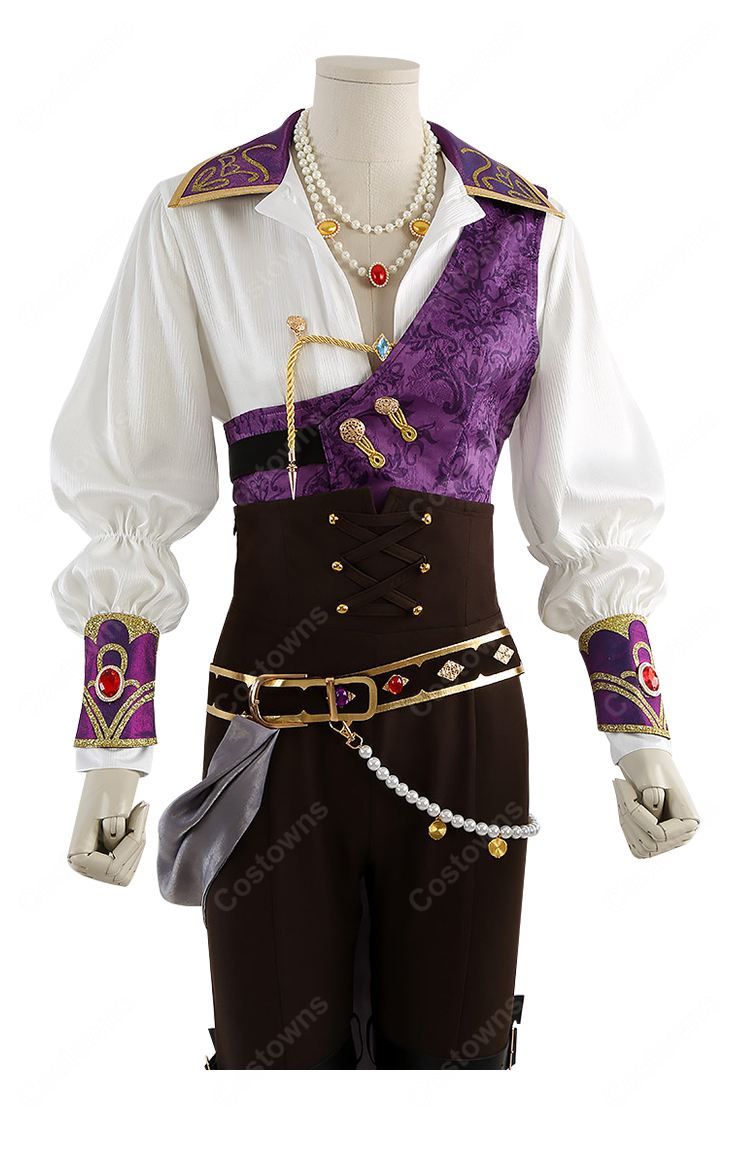 あんさんぶるスターズ!! 天城燐音 羽風薫 七種茨 月永レオ ロイヤルフラッシュ衣装 コスプレ衣装-6